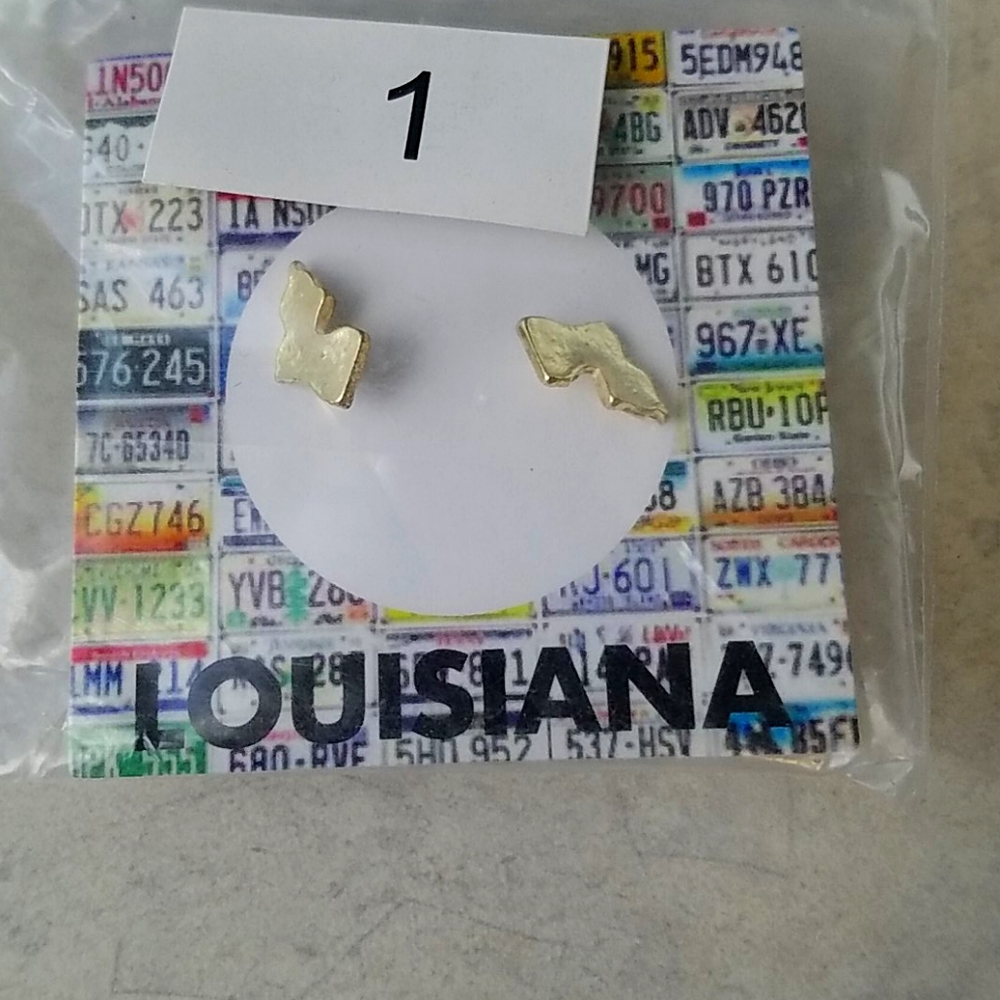 State of Louisiana Earrings